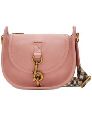 Burberry Sac À Main À Bride À Carreaux Et Fermoir B - Pink