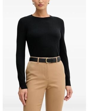 Sisley Long-Sleeve Jumper - Black