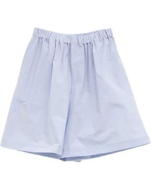 Baserange Shorts Mit Elastischem Bund - Blau