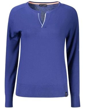 North Sails Split-Neck Jumper - Blue
