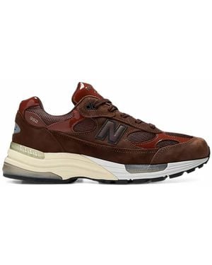 New Balance 992 Sneakers Mit Einsätzen - Braun