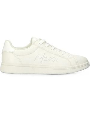 Mexx Embroidered Logo Sneakers - White