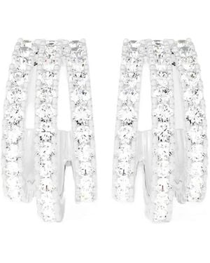 Apm Monaco Promesse Triple-Hoop Earrings - White