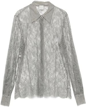 Carine Gilson Lace Shirt - Grey