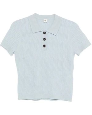 THE GARMENT Polo Como Con Botones - Azul