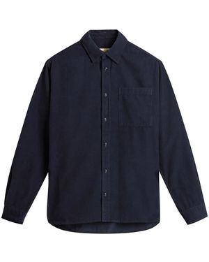 Woolrich Corduroy Pocket Shirt - Blue