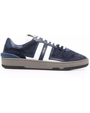 Lanvin Clay Logo-Detail Trainers - Blue