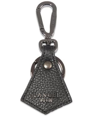 Lancel Come Pyramid Keyring - Black