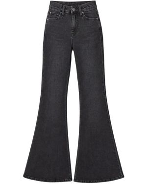 FRAME Jeans Svasati A Vita Alta - Nero