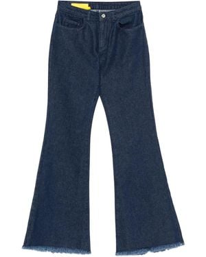 Marques'Almeida Frayed Jeans - Blue