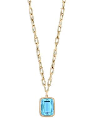 Goshwara Topaz Necklace - Blue