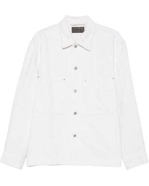 Lemaire Button-Up Jacket - White