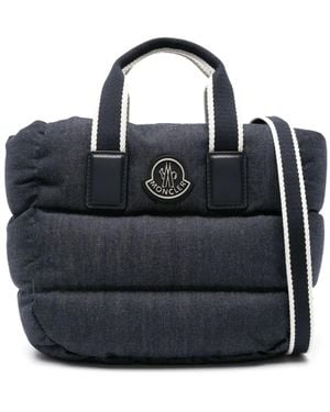 Moncler Diaper Chambray Tote Bag - Blue