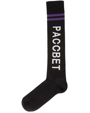 Rassvet (PACCBET) Logo-Jacquard Socks - Black