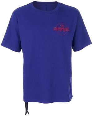 Unravel Project Printed Logo T-shirt - Blue