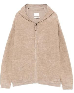 Lauren Manoogian Hoodie aus Frottee - Natur