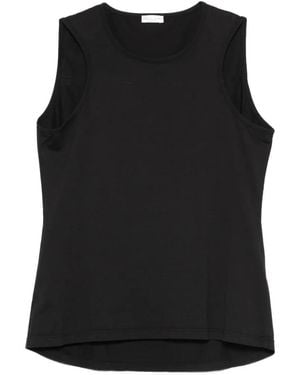 Roberto Collina Sleeveless Top - Black