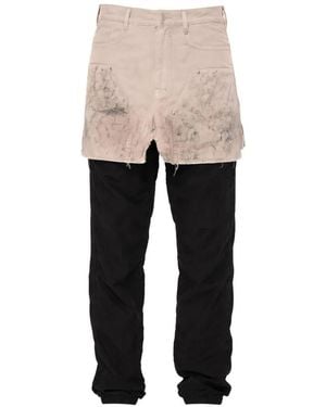 Givenchy Pantalon À Design Superposé - White