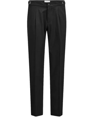 Cellar Door Pleated Trousers - Black