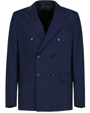 Gazzarrini x Michele Franzese Doppelreihiges Sakko - Blau