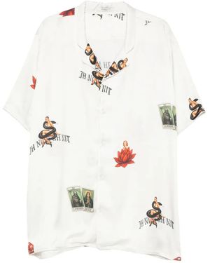 ih nom uh nit Chemise À Logo Imprimé - White