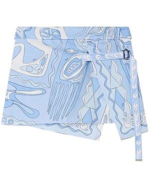 PUCCI Haut-Bustier À Imprimé Angoli - Blue