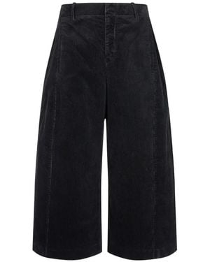 JNBY Corduroy Wide-Leg Trousers - Blue
