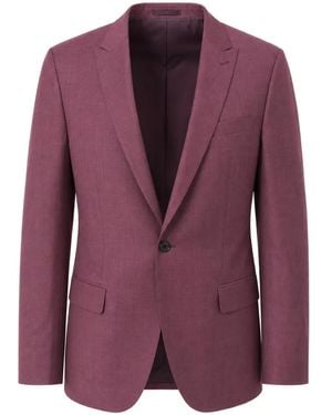 Corneliani Blazer Con Bolsillo En El Pecho - Morado
