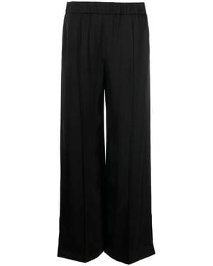 Jil Sander Elasticated Straight-Leg Trousers - Black