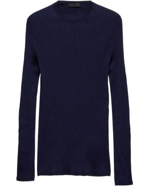 Prada Baumwollpullover - Blue