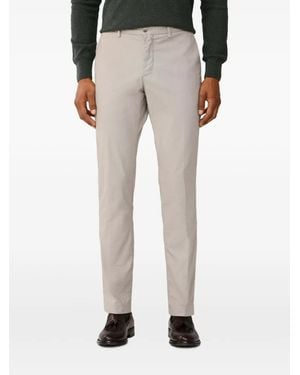 Hackett Pantalones Kensington Con Trabillas - Neutro