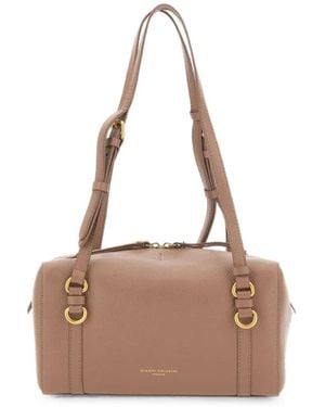 Gianni Chiarini Terry Pebbled-Leather Shoulder Bag - Natural