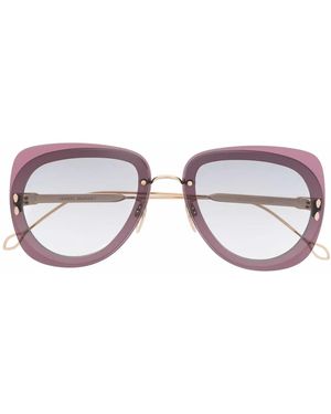 Isabel Marant スクエアフレーム サングラス - マルチカラー