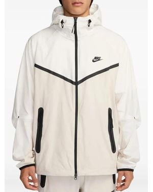 Nike Tech Zip-Up Hooded Jacket - Natural