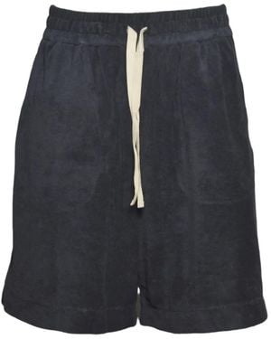 Jil Sander Drawstring-Waist Track Shorts - Blue