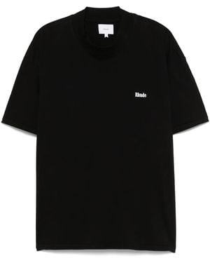 Rhude ロゴ Tシャツ - ブラック