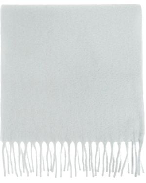 Issey Miyake Fringed Scarf - White