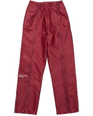 Enfants Riches Deprimes Paneled Zip-Detail Pants - Red
