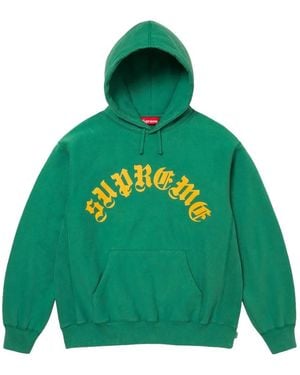 Supreme Sudadera Estampada Con Capucha - Verde