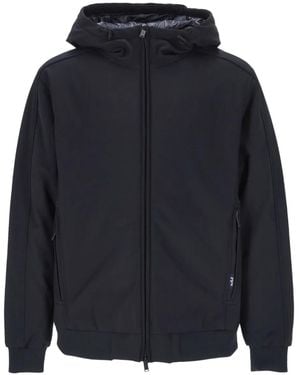 Add Hooded Zip Jacket - Blue
