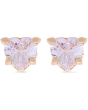 Juicy Couture Pendientes Heart Con Apliques - Rosa