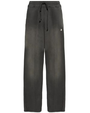 Golden Goose Cotton Jogging Trousers - Grey