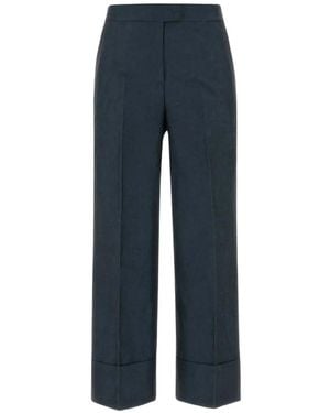 PT Torino Colette Cropped Pants - Blue