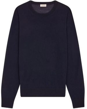 Fursac Pullover Mit Rundem Ausschnitt - Blau