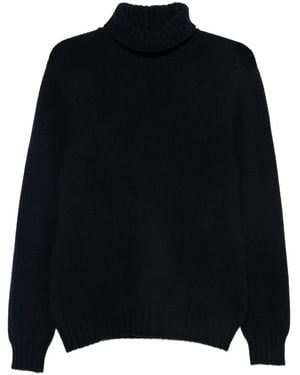 Fedeli Turtleneck Jumper - Black