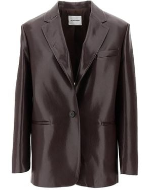 ANDAMANE Single-Button Blazer - Black