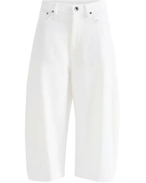 Brunello Cucinelli Pantaloni Crop - Bianco
