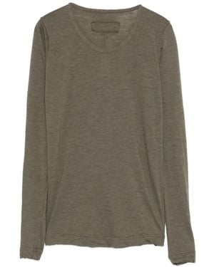 Private 0204 Round-Neck Sweater - Green