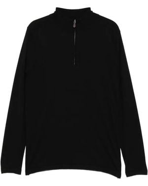 N.Peal Cashmere Salcombe Jumper - Black