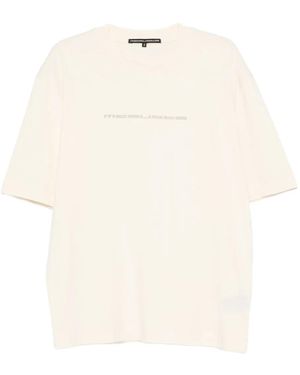 MEGUSTA Logo-Print T-Shirt - White